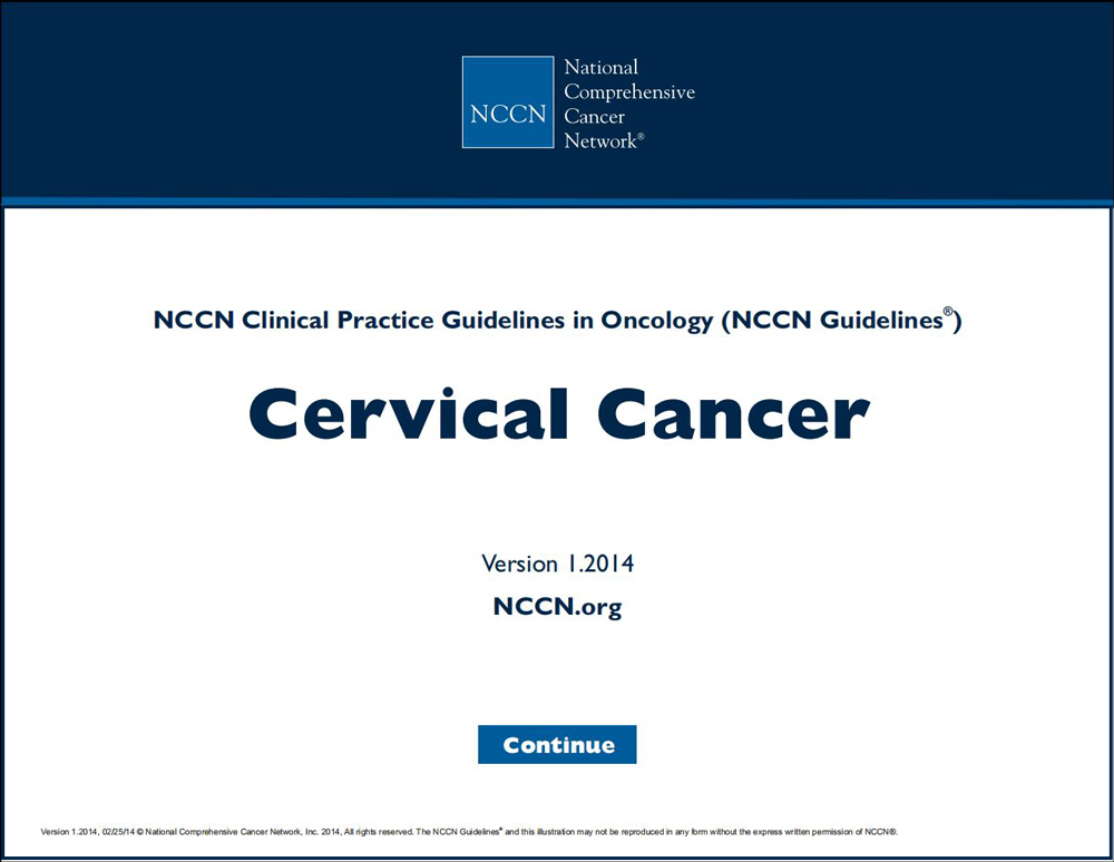 NCCN指南 NCCN指南